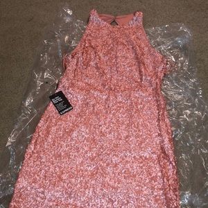 Express sequin dress